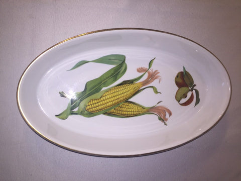 Vintage Royal Worcester Evesham 12" Oval Baker -England