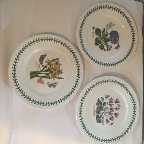 Portmeirion The Botanic Garden 9-3/8" Luncheon Plates- Rare- choose pattern