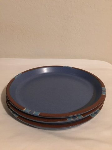 Dansk Mesa Blue Dinner Plates 10-1/2” Portugal. (3 available)