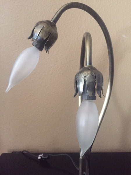 Tiffany Style Lily Pad Desk Accent Lamp