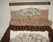 VIintage Unique, Handmade FIBER ART Wall Hanging - Very Cool, Eames