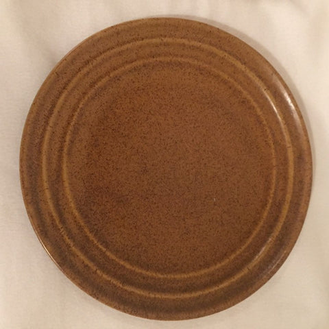 Vintage Monmouth Mojave Brown Chop Plate Platter USA Ovenproof
