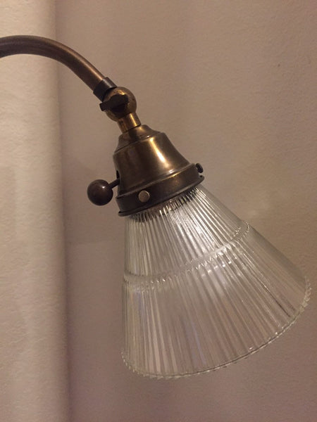 Antique Art Deco Solid Brass Floor Lamp