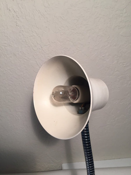 Vintage Desk Lamp Vintage Black and White MOD ElectriX High Intensity Lamp\/Desk