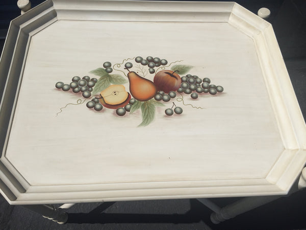 BUTLER'S TRAY STAND, Serving Tray, Solid Wood Tray Table, Tray With Stand, traditional decor, entertain, party tray, home bar