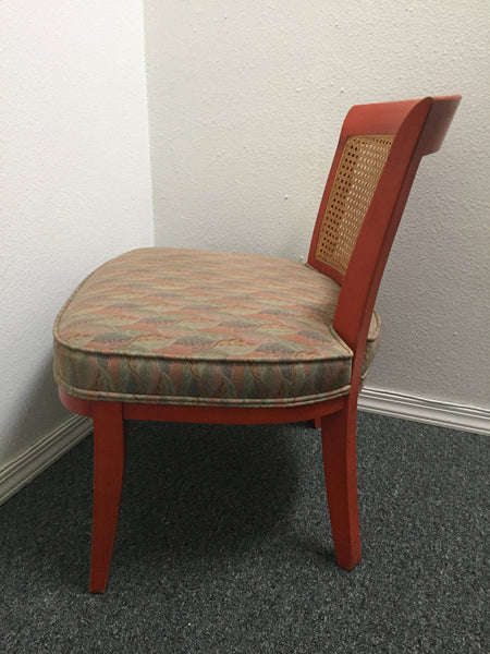 Mid-century Hollywood Regency slipper / lounge chair.