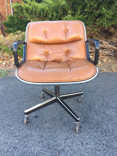 Mid Century Modern Knoll Pollock Executive Office Chair