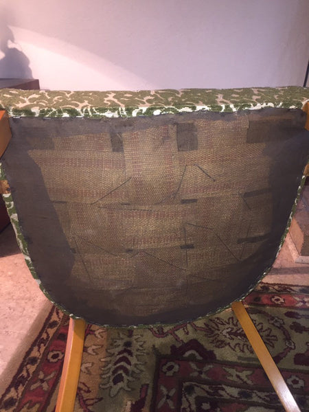 Mid Century Modern Heywood Wakefield Maple Lounge Chair 1930's in the style of Gilbert Rohde for Heywood Wakefield