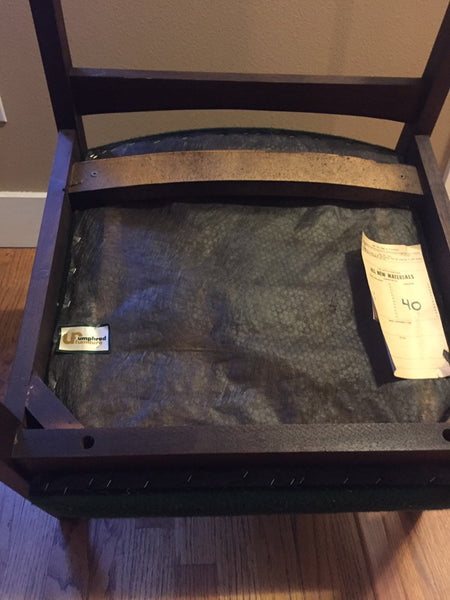 Mid Century Modern Jens Risom style Walnut Arm Chair office chair side chair- Excellent condition!