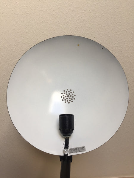 Lightolier Atomic Mid Century Flying Saucer Table Lamp USA