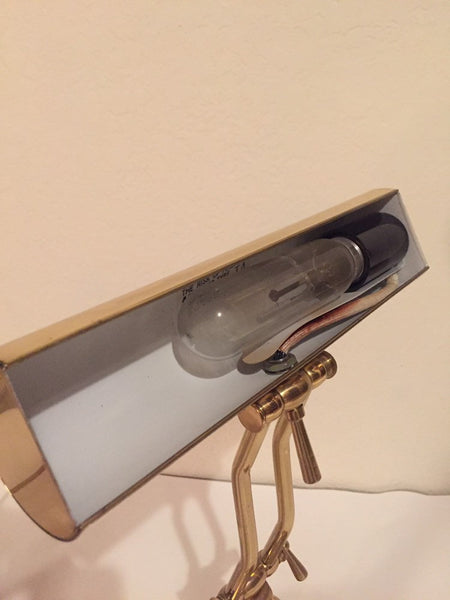 Vintage Brass bankers lamp Piano desk Lamp