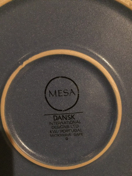 Dansk Mesa Blue Dinner Plates 10-1/2” Portugal. (3 available)