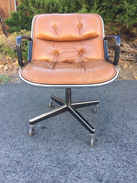Mid Century Modern Knoll Pollock Executive Office Chair