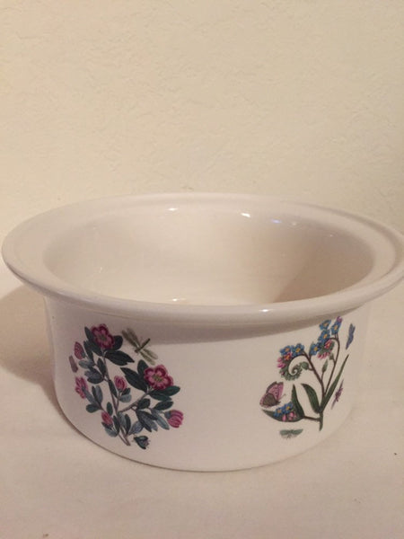 Portmeirion The Botanic Garden Small souffle dish- Daisy- 5" diameter/ 3" high
