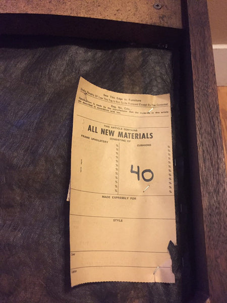 Mid Century Modern Jens Risom style Walnut Arm Chair office chair side chair- Excellent condition!