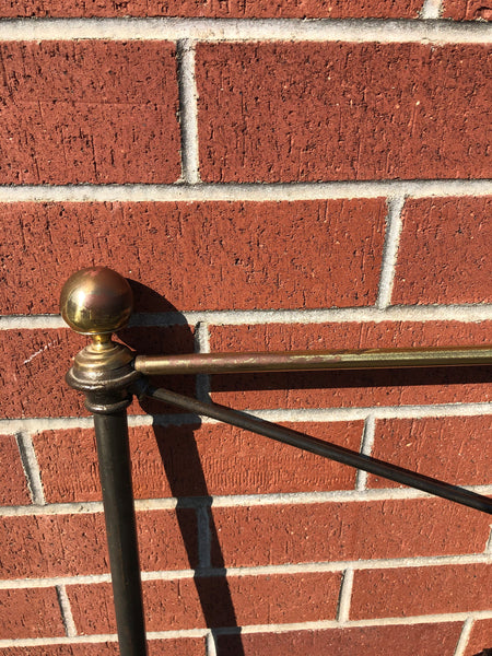 Antique Iron Bed , Full size, headboard, footboard , with side rails