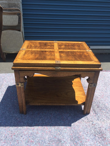 Vintage Gordon Table Co. Burl End Table