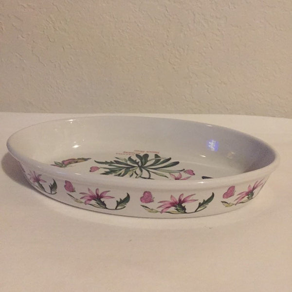 Portmeirion The Botanic Garden Oval Baker Casserole- Treasure Flower