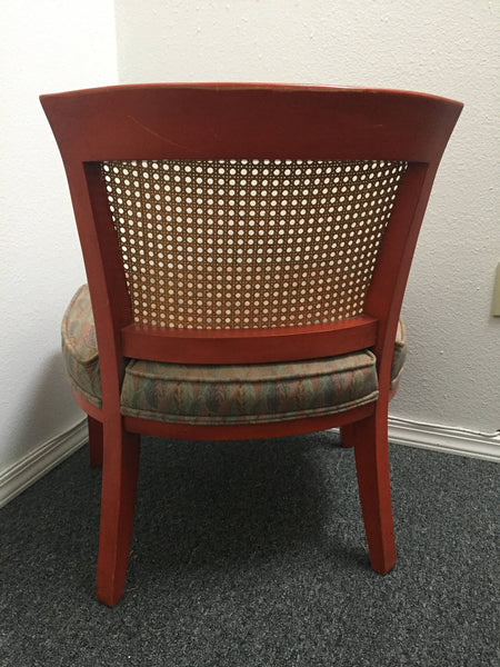 Mid-century Hollywood Regency slipper / lounge chair.