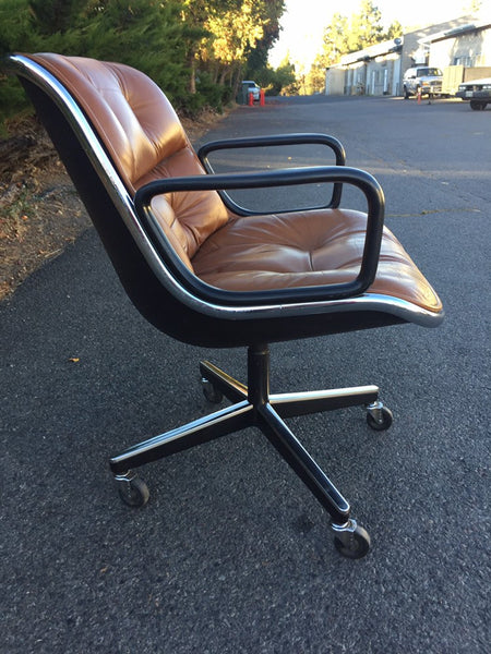 Mid Century Modern Knoll Pollock Executive Office Chair