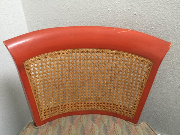 Mid-century Hollywood Regency slipper / lounge chair.