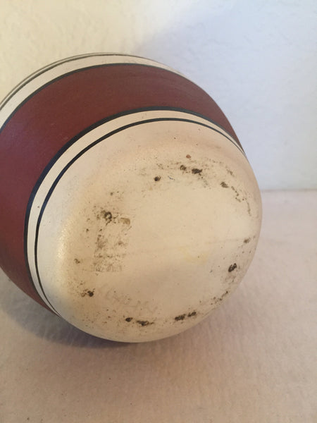 Vintage Ceramic Vase American Indian Pottery vase - artist signed R Phatt- etched