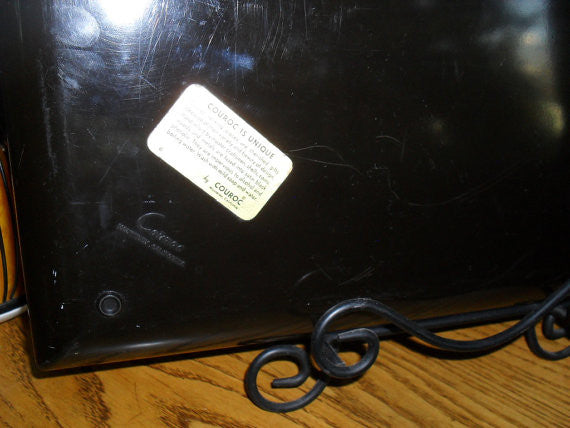 Mid Century Modern Couroc Serving Tray  -Clairmont Country Club motif-  Retro Atomic