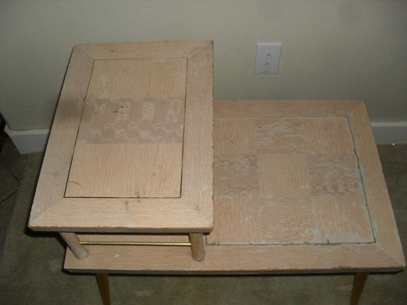 Retro Two Tiered Side Table from Lane manufactured in 1960s