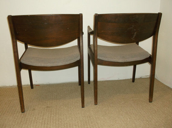Two Mid Century Modern Gunlocke Chairs