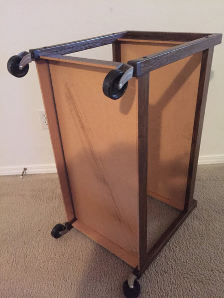 Vintage Mid Century Tv rolling Cart Tea Cart Bar Cart Trolley- 1shelf