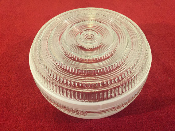Vintage Round Glass Globe Lamp Ceiling Light Shade 6-1/2"  Kitchen Fixture