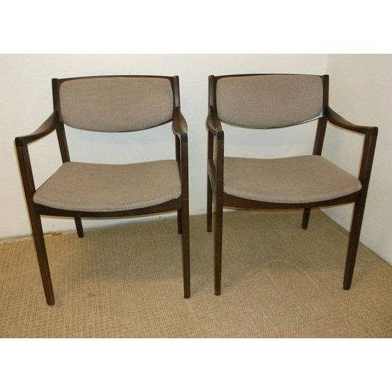 Mid Century Modern Gunlocke Chairs - a pair