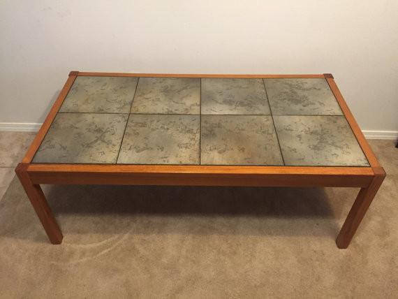 Mid Century Modern Vintage Danish Modern Teak Coffee Table