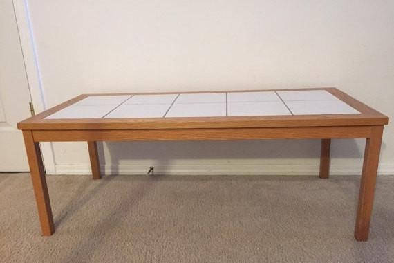 Mid Century Modern Vintage Danish Modern Teak Coffee Table