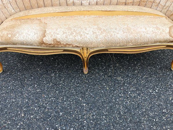Vintage Victorian style Tufted Sofa- needs reupholstery