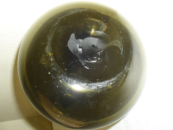 Mid Century Modern BLENKO Smoked Blown GLASS DECANTER c 1960's