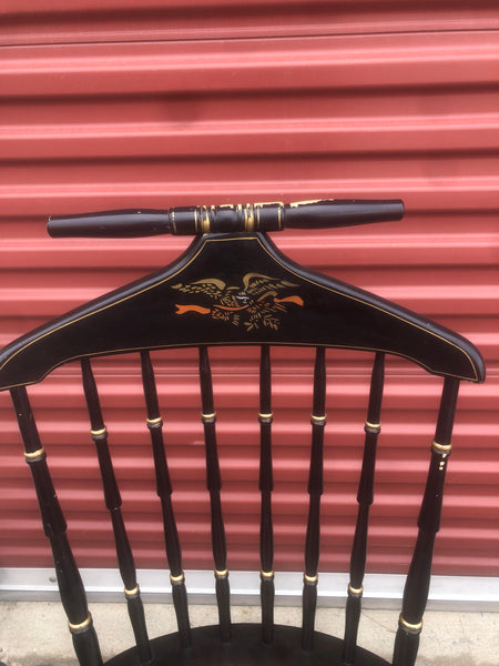 Vintage Hitchcock Style Dressing Chair with drawer